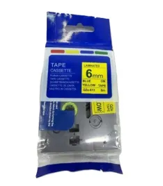 tasma-laminowana-do-etykiet-6mm-niebieski-na-zoltym-tle-8m-brovacs