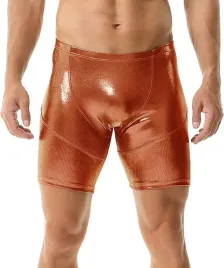 spodenki-meskie-kolarki-metaliczne-obcisle-pomaranczowe-xl