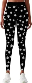 legginsy-swiateczne-damskie-m-sniezynki