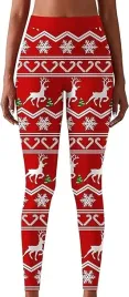 damskie-legginsy-swiateczne-czerwone-sniezynki-r-l