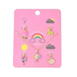 lancuszek-z-5-zawieszkami-rainbow-dla-kobiet-i-dziewczat-donboly