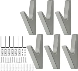 wieszaki-scienne-haczyki-metalowe-do-20kg-srebrne-mat-6szt-jintang