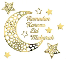 naklejka-scienna-ramadan-ksiezyc-i-gwiazdy-pvc-topjowga-zlota-dekoracja