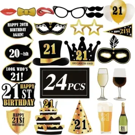 ramka-dmuchana-21-urodziny-black-and-gold-fotobudka-rekwizyty-24szt