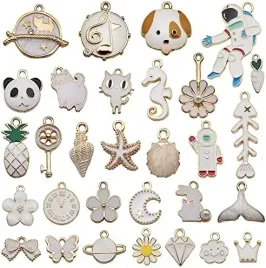 cenrong-30-szt-charms-emaliowane-mix-ksztaltow-diy-prezent