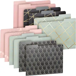 przekladki-teczki-na-dokumenty-12-sztuk-29x24-cm-geometryczne-wzory