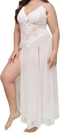 koszulka-nocna-koronkowa-dluga-stringi-biala-2xl