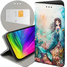 etui-z-klapka-do-xiaomi-redmi-note-14-4g-wzory-syrenki-nimfy-morskie-panny
