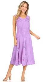 sukienka-midi-sakkas-lila-boho-kwiatowa-100percent-fioletowa