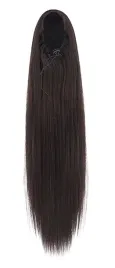 kucyk-60-cm-proste-wlosy-syntetyczny-sofeiyan-ciemny-braz-kasztanowym
