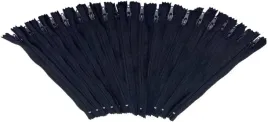 e-goal-20-sztuk-55-cm-zamkow-blyskawicznych-z-zamknietymi-koncami-czarne