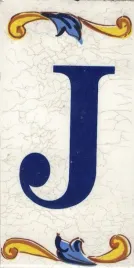 tabliczka-ceramiczna-toro-del-oro-litera-j-5-x-10-cm