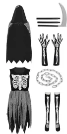 stroj-szkielet-halloween-dziewczynka-grim-reaper-kostium-zniwiarz-5-7-lat