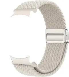 pasek-nylonowy-do-samsung-galaxy-watch-7-6-5-4-magnetyczny-pleciony-bezowy