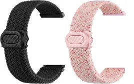 pasek-do-zegarka-smartwatcha-zzhbsr-z-nylonu-22-mm-czarny-rozowy-2-sztuki