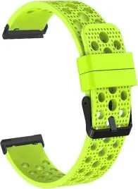 pasek-do-ticwatch-pro-5-silikonowy-sportowy-oddychajacy-zielony