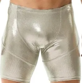 meskie-szorty-slim-fit-imitacja-skory-zloty-l