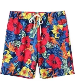 spodenki-szorty-kapielowe-meskie-kolorowe-w-kwiaty-m-tropical-beach