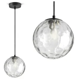 lampa-wiszaca-sufitowa-zyrandol-szklana-kula-szary