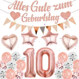 balonowa-dekoracja-na-10-urodziny-balony-girlandy-rozowe-58szt