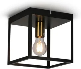 forcoso-lampa-sufitowa-kwadratowa-metalowa-czarno-zlota-20cm-x-20cm