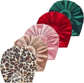 letnia-czapka-nishine-turban-elastyczny-prezent-6-24m-5szt