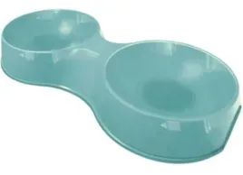 miska-plastikowa-dla-psa-kota-animalplast-podwojna-190-ml-zielona