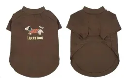 ubranko-dla-psa-iecoii-xs-brazowa-koszulka-z-nadrukiem-lucky-dog