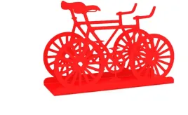 decorelax-serwetnik-metal-rower-czerwony