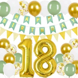 baner-18-urodziny-24-balony-zlote-dekoracje-na-18-urodziny