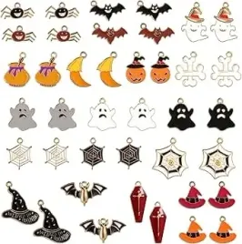 zawieszki-metalowe-duch-pajeczyna-dynia-do-bizuterii-diy-40szt