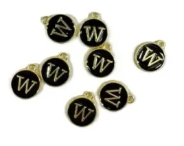 zawieszki-z-litera-w-okragle-metalowe-do-bizuterii-diy-czarne-100szt