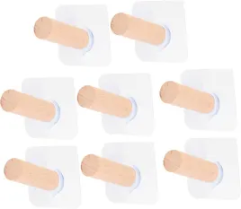 wieszaki-samoprzylepne-haczyki-do-sciany-drewniane-8szt