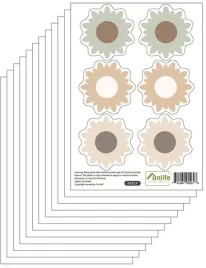 naklejki-scienne-stokrotki-boho-pvc-dekoracja-pokoju-funlife-75szt