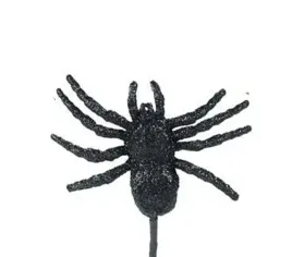 figurka-pajak-brokatowy-na-piku-czarny-12x9-cm