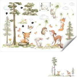1-x-naklejka-scienna-z-lesnymi-zwierzetami-40-x-60-cm-kitudaty
