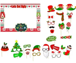 swiateczne-rekwizyty-do-fotobudki-ramka-z-akcesoriami-christmas-party