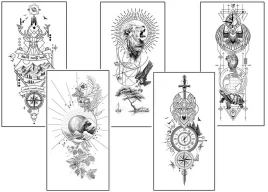 tatuaze-tymczasowe-5-arkuszy-beyondtattoos-motywy-zwierzece