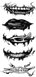 tatuaze-tymczasowe-halloween-straszne-usta-szczeki-horror-duze-5-szt