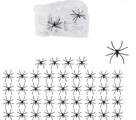 dekoracja-halloween-pajeczyna-100g-30-pajakow-bipl