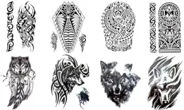 tatuaze-tymczasowe-8-arkuszy-z-motywem-tribal-wilk