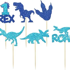24-niebieskie-dekoracje-na-babeczki-dinozaury-1-rex-brokat