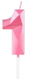 swieczka-na-tort-1-urodziny-rozowa-perlowa-3d-dekoracja