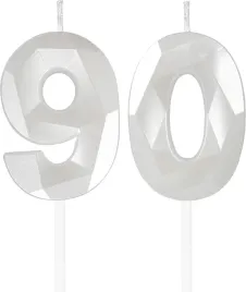 swieczka-na-tort-90-urodziny-biala-perlowa-3d-dekoracja