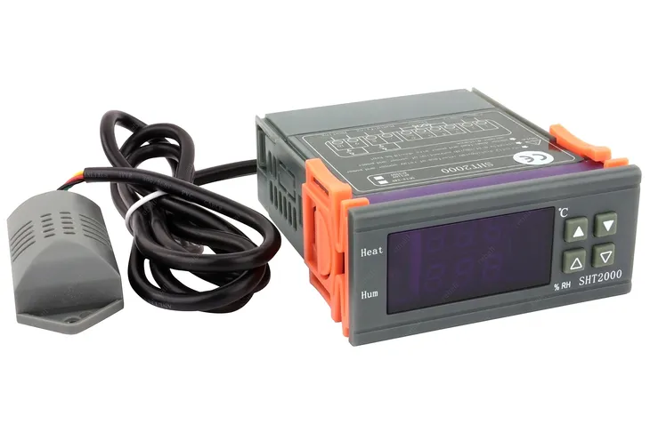 TERMOSTAT REGULATOR TEMP HIGROMETR SHT2000 12-24V