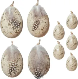 zawieszki-jajka-wielkanocne-zlote-z-piorami-9-szt