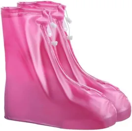 wodoodporne-ochraniacze-na-buty-pvc-przeciwdeszczowe-rower-rozowe-35-36