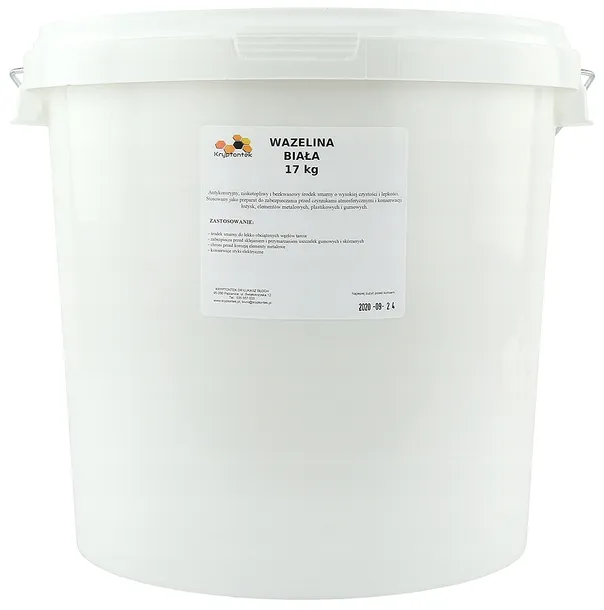 NAJWYŻSZEJ JAKOŚCI WAZELINA BIAŁA TECHNICZNA 17kg