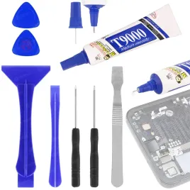 klej-montazowy-uniwersalny-t9000-15ml-zestaw-do-naprawy-telefonu-7-elem