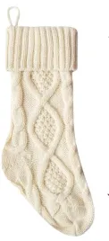 swiateczna-skarpeta-biala-37-cm-dzianina-warkoczowa